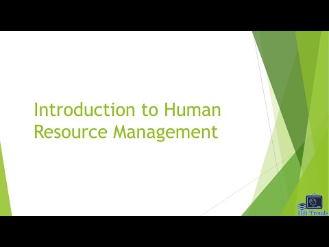Introduction to Human Resource Management