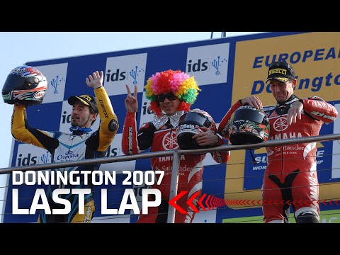 Haga beats Biaggi in the VERY LAST CORNER on the last lap in Race 2 | Donington 2007