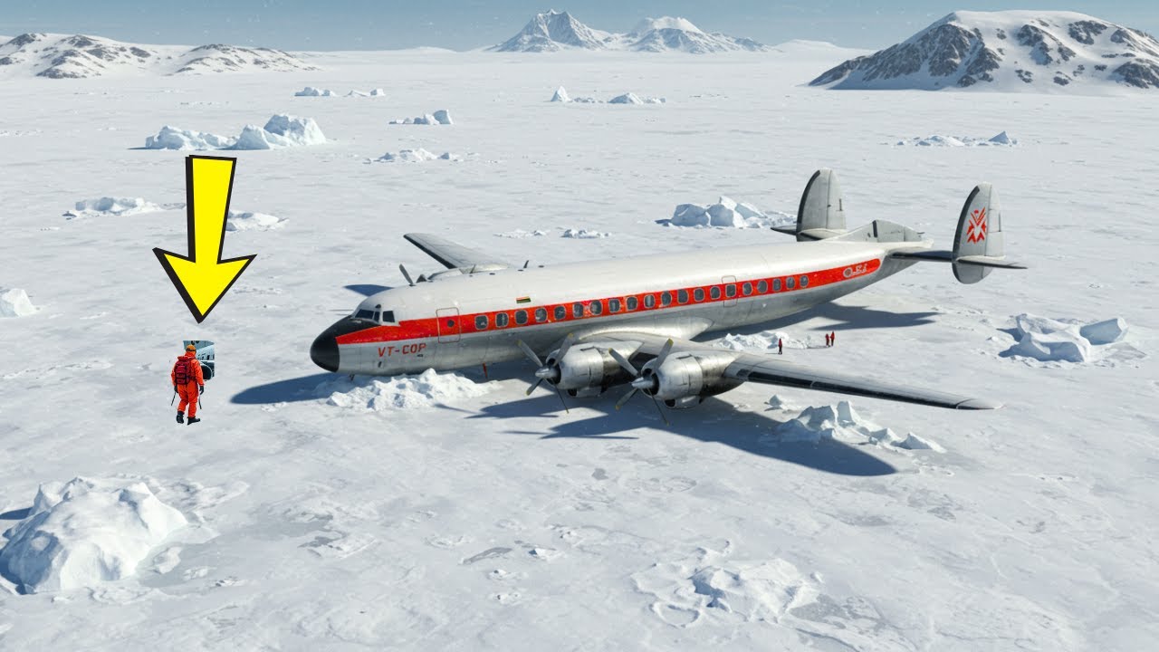 Alpinistas encontraron un avión congelado en los Alpes: ¡Lo que hallaron los dejó en shock!