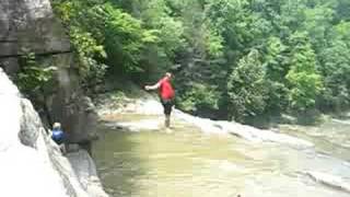 Chef John Leaps off 2nd Falls at Twister in NC