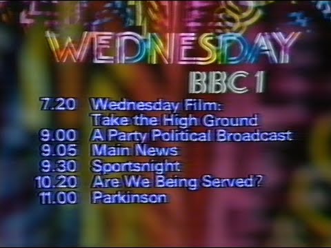 Wednesday 1st April 1981 - BBC1 - Nationawide - Soccer Special - Radio 2 - Master Game - Triangle