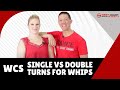 Difference in Single & Double Turns For a Whip | Frustration Friday West Coast Swing