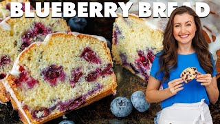 How to Bake Perfect Blueberry Bread | Juicy Berries & Easy Glaze