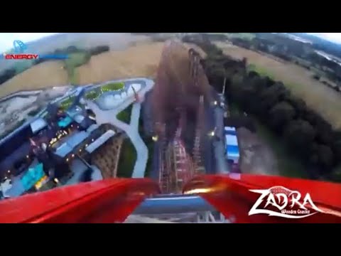 ZADRA ENERGYLANDIA FIRST POV | WORLDS TALLEST WOODEN COASTER