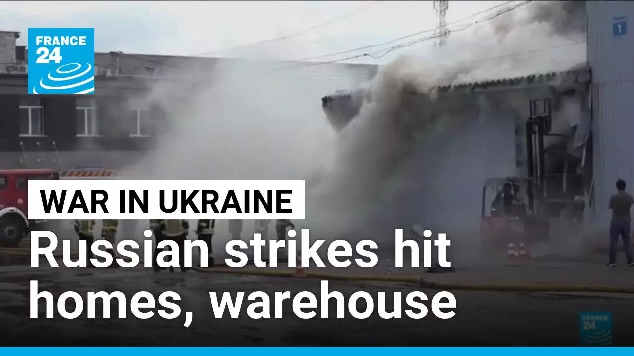 Russian strikes hit homes, warehouse, shopping mall across Ukraine • FRANCE 24 English