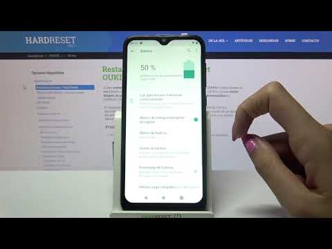 Cómo poner porcentaje de batería en Oukitel C15 Pro - mostrar el nivel de energía