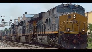 preview picture of video 'New CSX # 995 @ Bush Street'
