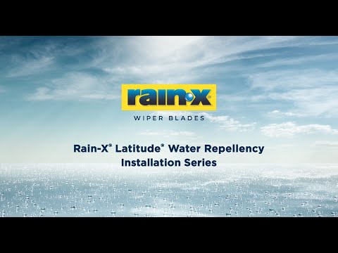 How to Install Rain-X® Latitude® Water Repellency Wiper Blades - I&L Installation