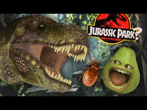 迷惑なオレンジ - ストーリータイム。ジュラシック・パーク (Annoying Orange - Storytime: Jurassic Park!)
