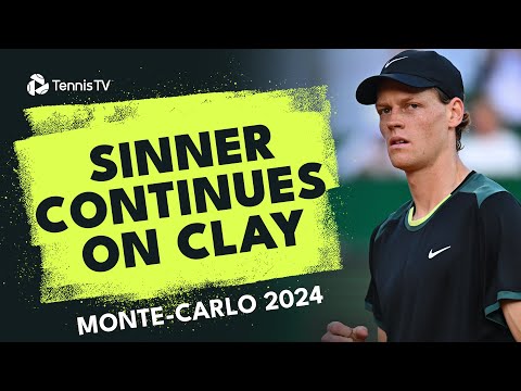 Jannik Sinner Continues Campaign vs Struff | Monte-Carlo 2024