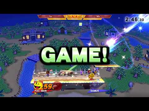 PFG 4: Pow (Pacman) vs. ToFu (Samus) - SSB4 Singles Winners Quarters