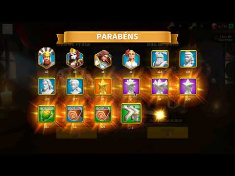 ABRINDO 100 BAÚS DE OURO - RISE OF KINGDOMS.