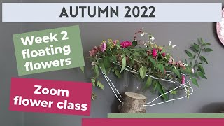 'Floating' arrangement | Zoom flower class