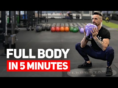 5-Minute Kettlebell Workout For Over-40s - (FOLLOW ALONG)