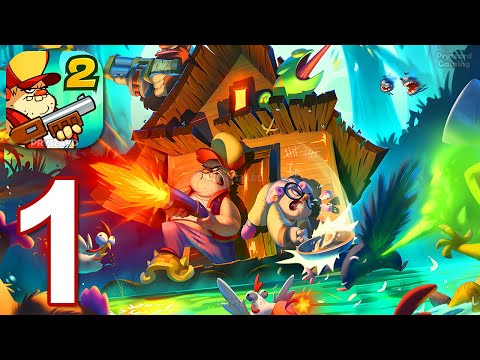 Swamp Attack 2 - Gameplay Walkthrough Part 1 Tutorial Level 1-10 (iOS,Android)