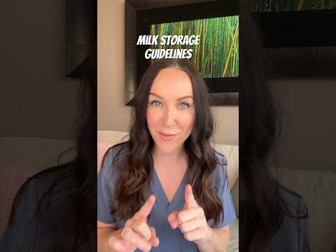 Breast milk storage guidelines 💦 #breastfeeding #breastmilk #babytips #newbornbabytips #milksupply