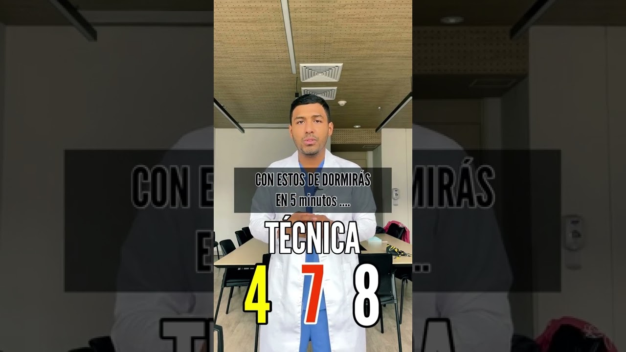 TECHNIQUE TO SLEEP IN 5 MINUTES 🥱🥱#shorts | DR. RAWDY