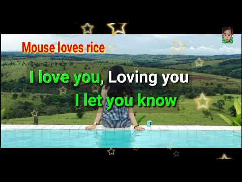 Mouse loves rice-English-Love old song-Karaoke sing along-Sing follow with Lyrics run