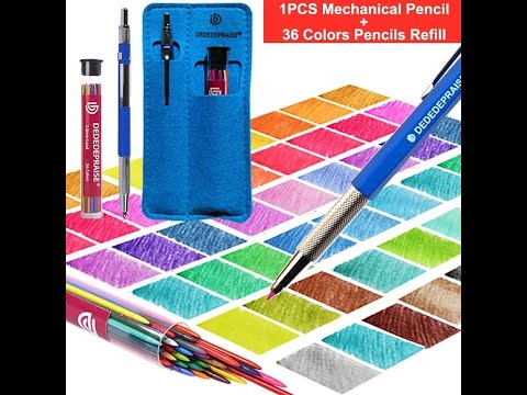 36 Colors 2.0mm Mechanical Pencil Refill Set