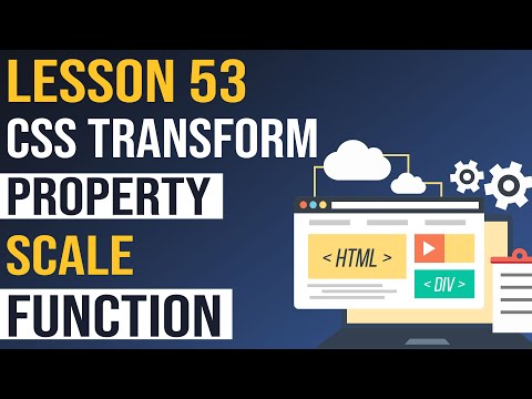Proprietà di trasformazione CSS | Funzione di scala | Tutorial CSS in hindi (Lezione 53)