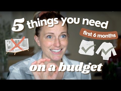 MINIMALIST: 5 Baby ESSENTIALS 1st 6 months