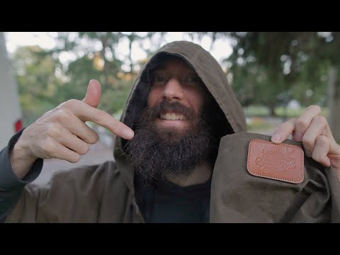 RANGER PONCHO / waxed canvas raincoat by jack stillman