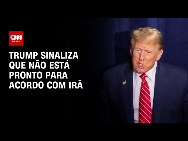 Donald Trump aponta que não está pronto para acordo com Irã | CNN 360º
