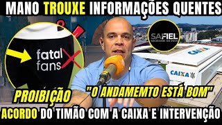 SUSPENSÃO DE PATROCÍNIO! ACORDO EM ANDAMEMTO COM A CAIXA E INTERVENÇÃO! TROUXE TUDO AGORA 