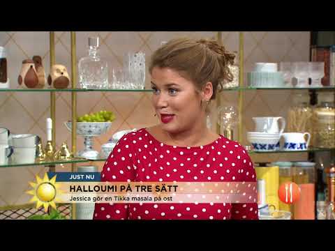 Halloumispecial: råraka, sommarsallad och Tikka Masala - Nyhetsmorgon (TV4)