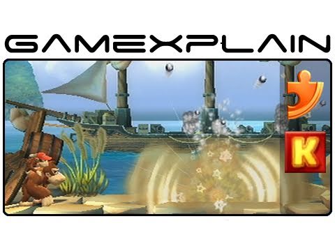 Donkey Kong Country Returns: Cannon Cluster 2-4 (Puzzle Pieces, KONG Letters)