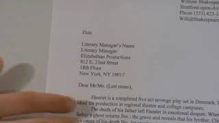How to Send Query Letters for a Play Script