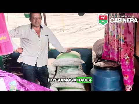 Entrega insumos Proyecto Unidades Productivas Sostenibles - Reservorios de Agua 💦 