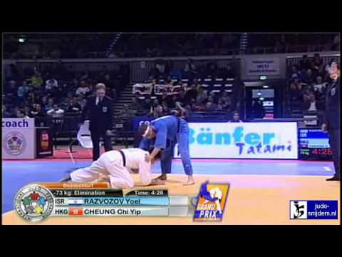 Judo 2010 Grand Prix Dusseldorf: Yoel Razvozov (ISR) - Chi Yip Cheung (HKG) [-73kg]