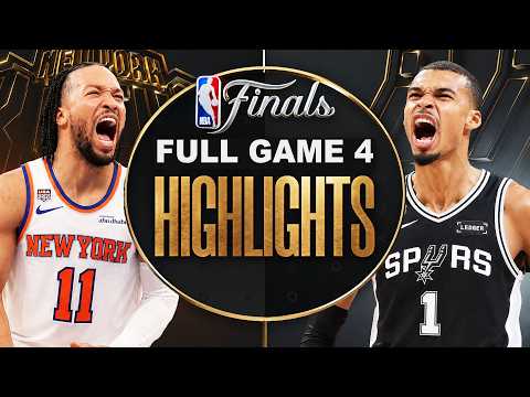 Knicks x Spurs Full Game 4 - June 10, 2026 | Finals