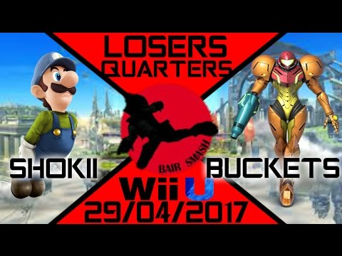 Bair Smash 12 Losers Quarters - BS | Shokii (Luigi) Vs. Buckets (Samus, Cloud) - Smash Wii U