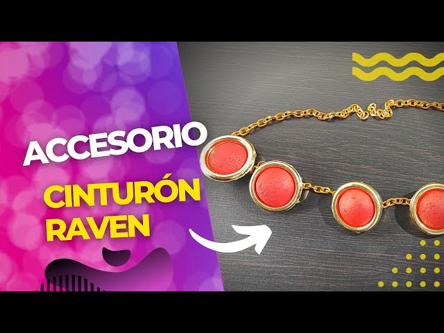 Vídeo relacionado con SINSEN Cinturón de cuervo de titanes adolescentes, accesorios de disfraz de gemas rojas, cadena de cintura de piedra ajustable, joya de anime y diamantes de imitación, rosso, L