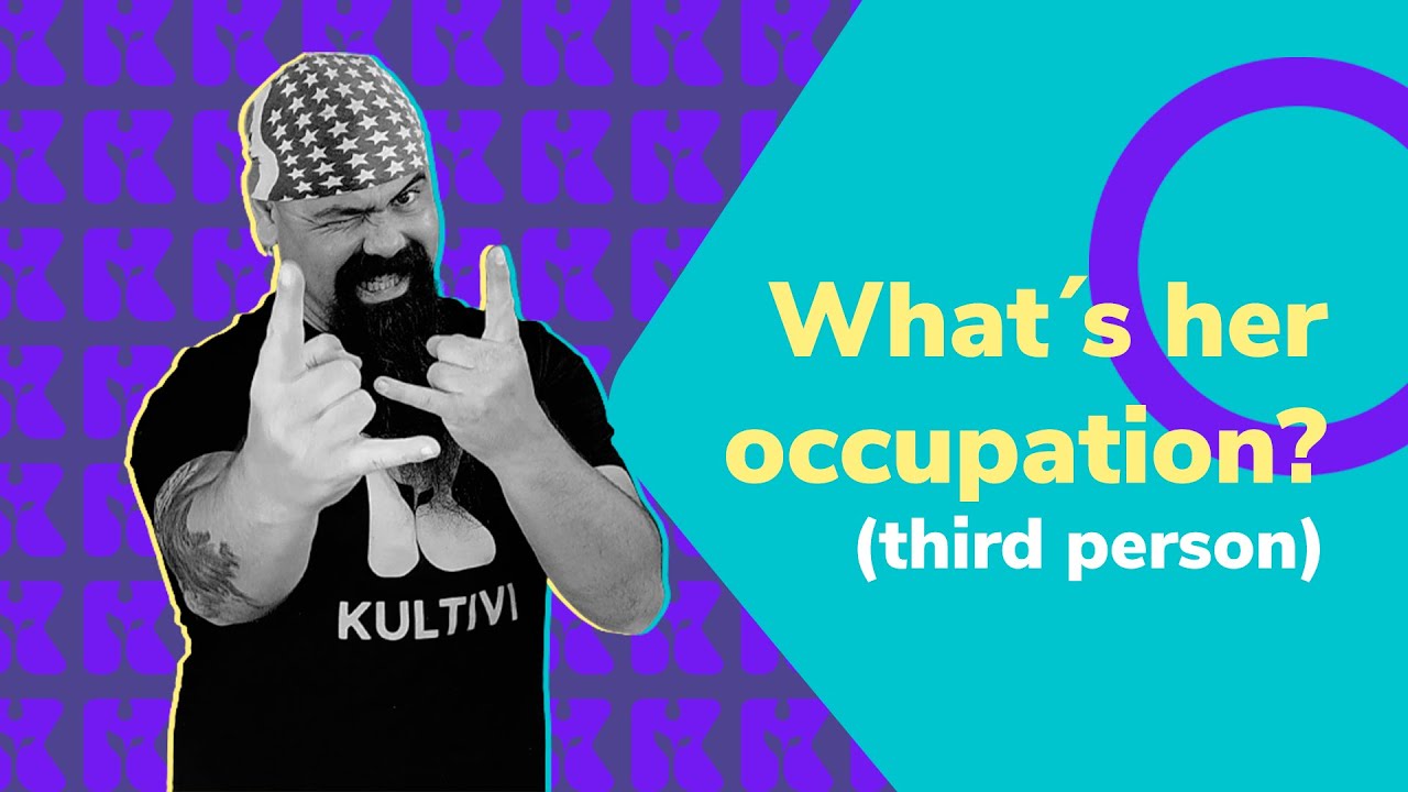 Inglês 2.0  | Kultivi | What´s her occupation? (third person) | Prof. Rui Ventura