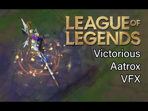 Victorious Aatrox skin visual effects