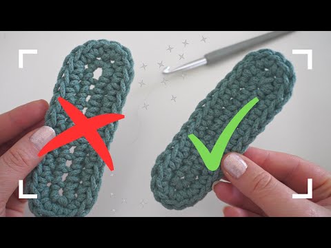 Crochet Tips: Crochet oval or rectangle without holes | en subtitles