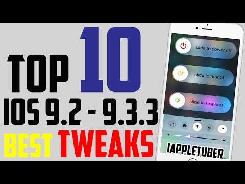 TOP 10 iOS 9.2 - 9.3.3 Cydia Tweaks! Pangu Jailbreak Compatible