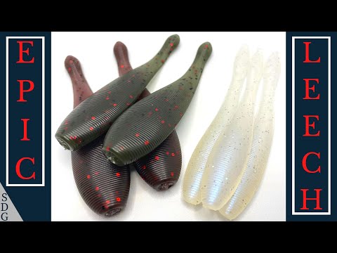 EPIC Bait Molds Ned and Drop Shot Leech Molds // Soft Plastic Baits // Ned Rig // Test Tank Footage!