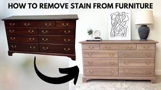 How To Remove Stain From Furniture | Do THIS To Get a Modern Look