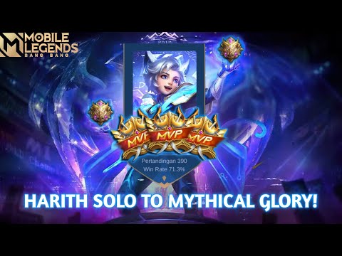 HARITH GO TO MYTHICAL GLORY!, GAMEPLAY HARITH SIDELANE - MOBILE LEGENDS BANG BANG