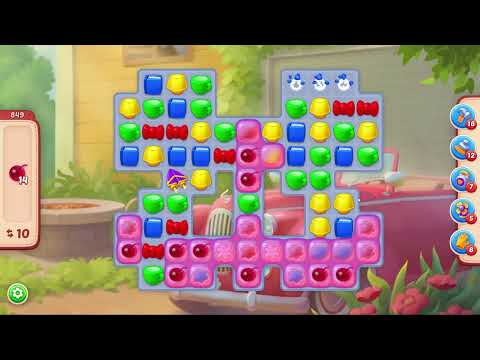 Homescapes Level 849 - 18 Moves - No Boosters