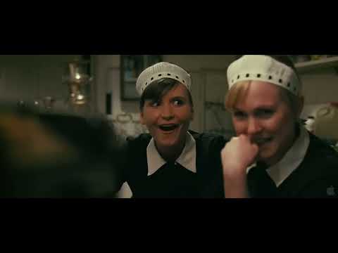 Trailer tag: record spins under a tonearm as sea spray hits the porthole