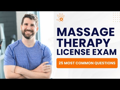 Massage Therapy License Exam - Practice Test & Study Guide (25 Most Common Questions)