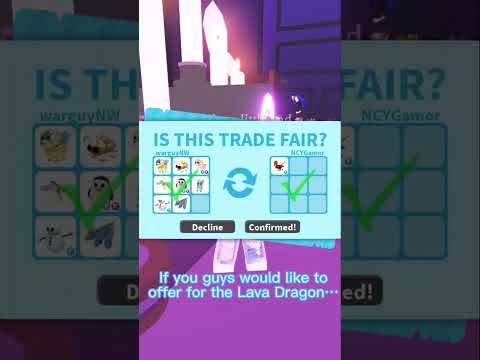 I traded for the new Lava Dragon! (Fair?) (I Don’t own anymore) 😎😄