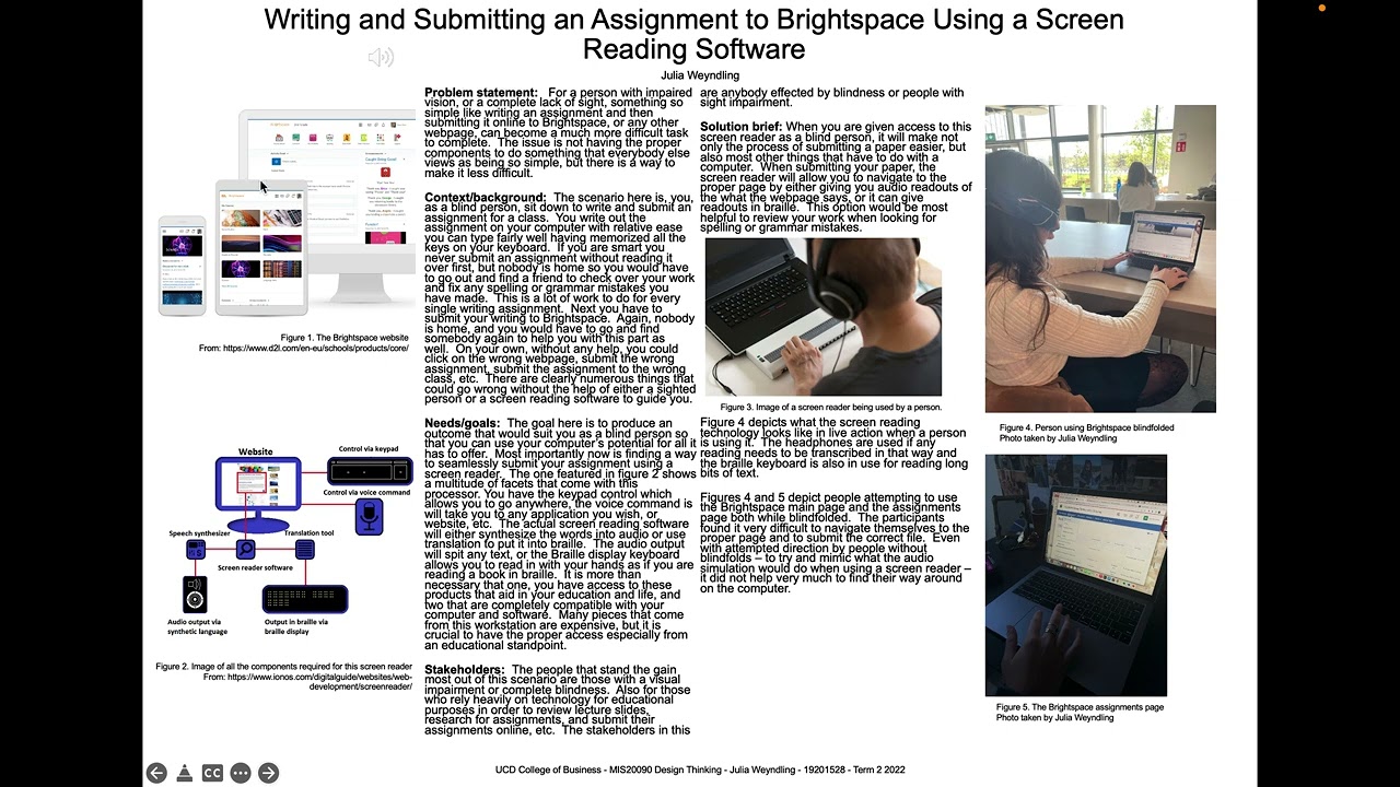 Design Thinking Project Poster