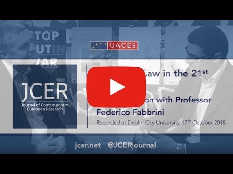 European Law in the 21st Century: A conversation with Professor Federico Fabbrini