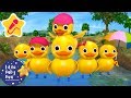 Six Little Ducks KARAOKE For Kids More Nursery Rhymes Kids Songs Learn With Little Baby Bum